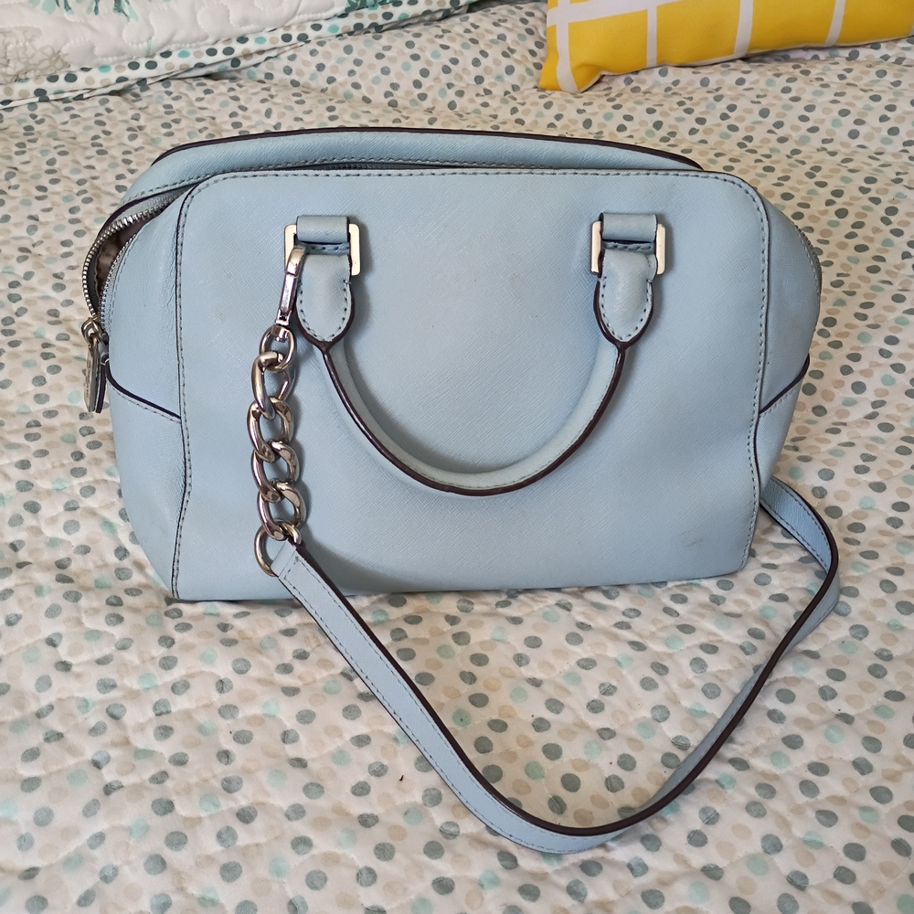 Michael Kors Sky Blue Satchel - Picture 2 of 3